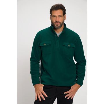 Maglia polo di pile per l'outdoor con maniche lunghe