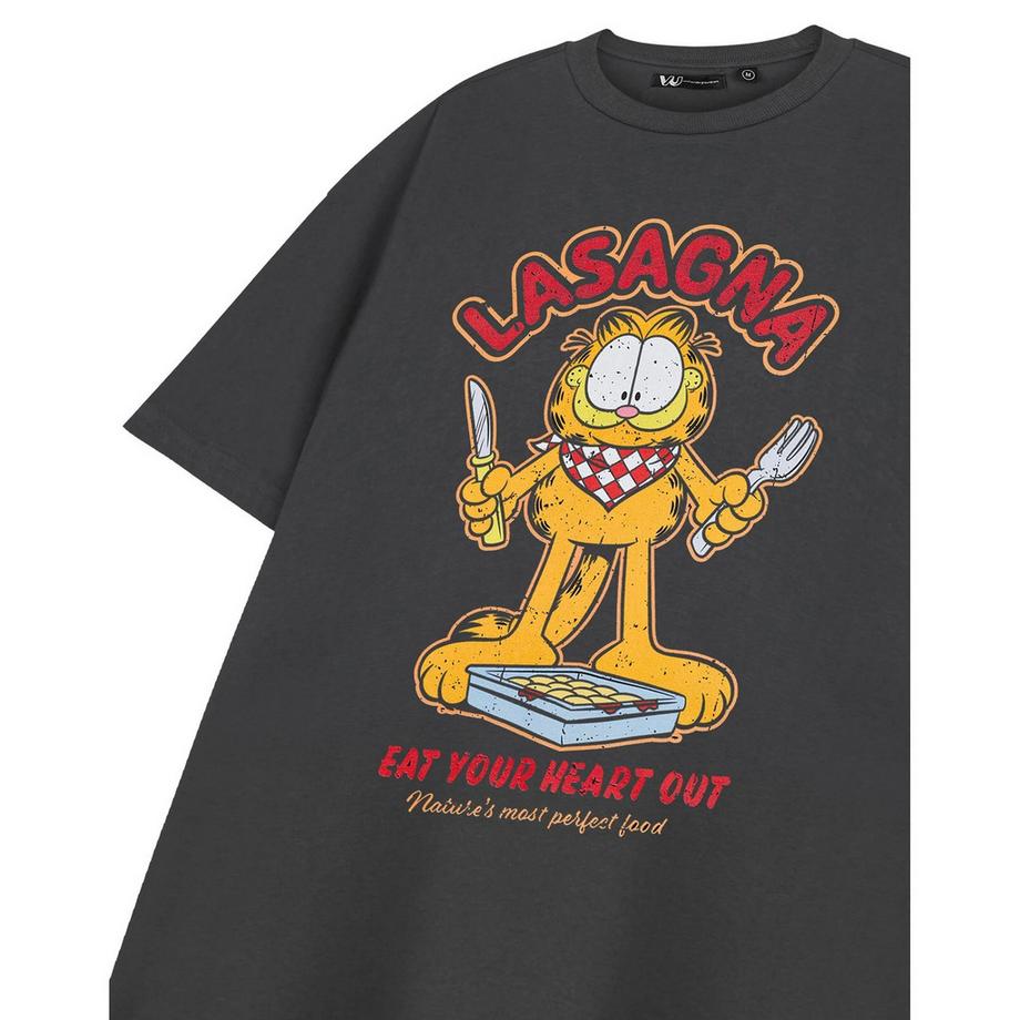 Garfield T-Shirt Eat Your Heart Out Maniche Corte  
