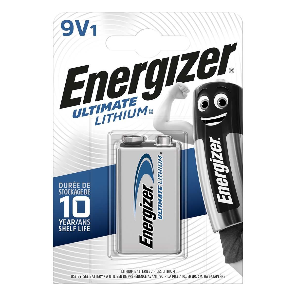 Energizer  Batteria al litio 9V | 1000 mAh | 1-Blister 