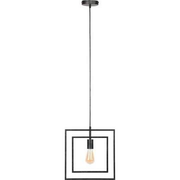 Lampe à suspension anthracite Turn square 1L