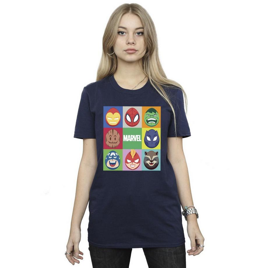 MARVEL Character Faces T-Shirt  