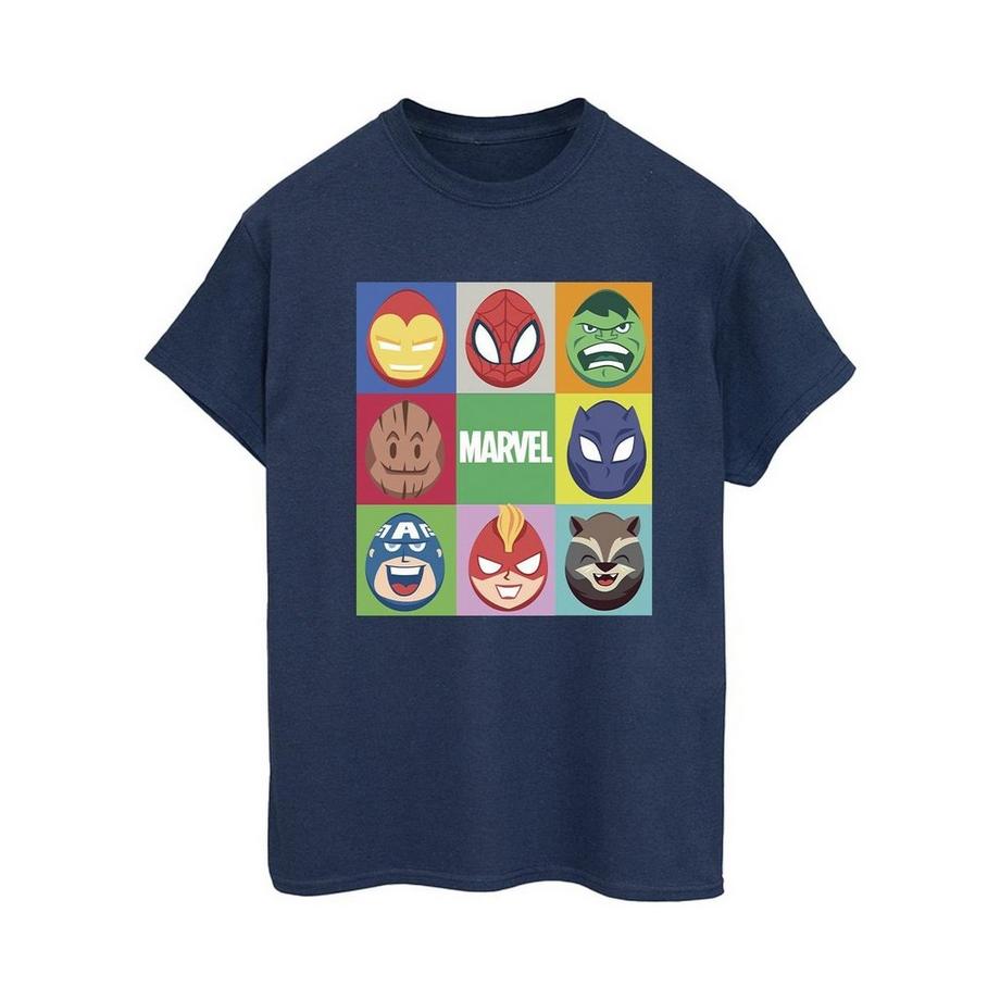 MARVEL Character Faces T-Shirt  