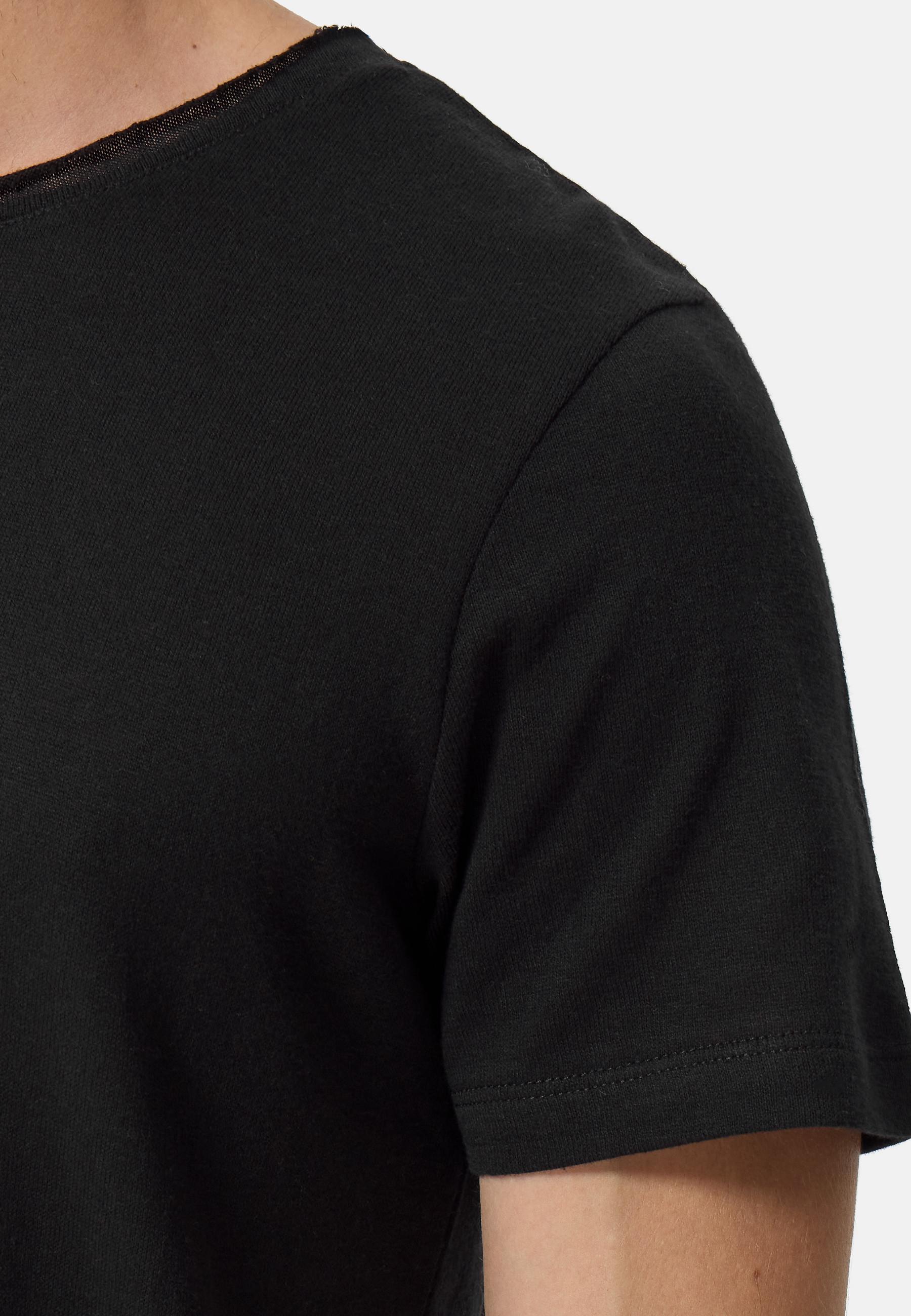 CASH-MERE.CH Wolle Kaschmir Rundhals T-Shirt  