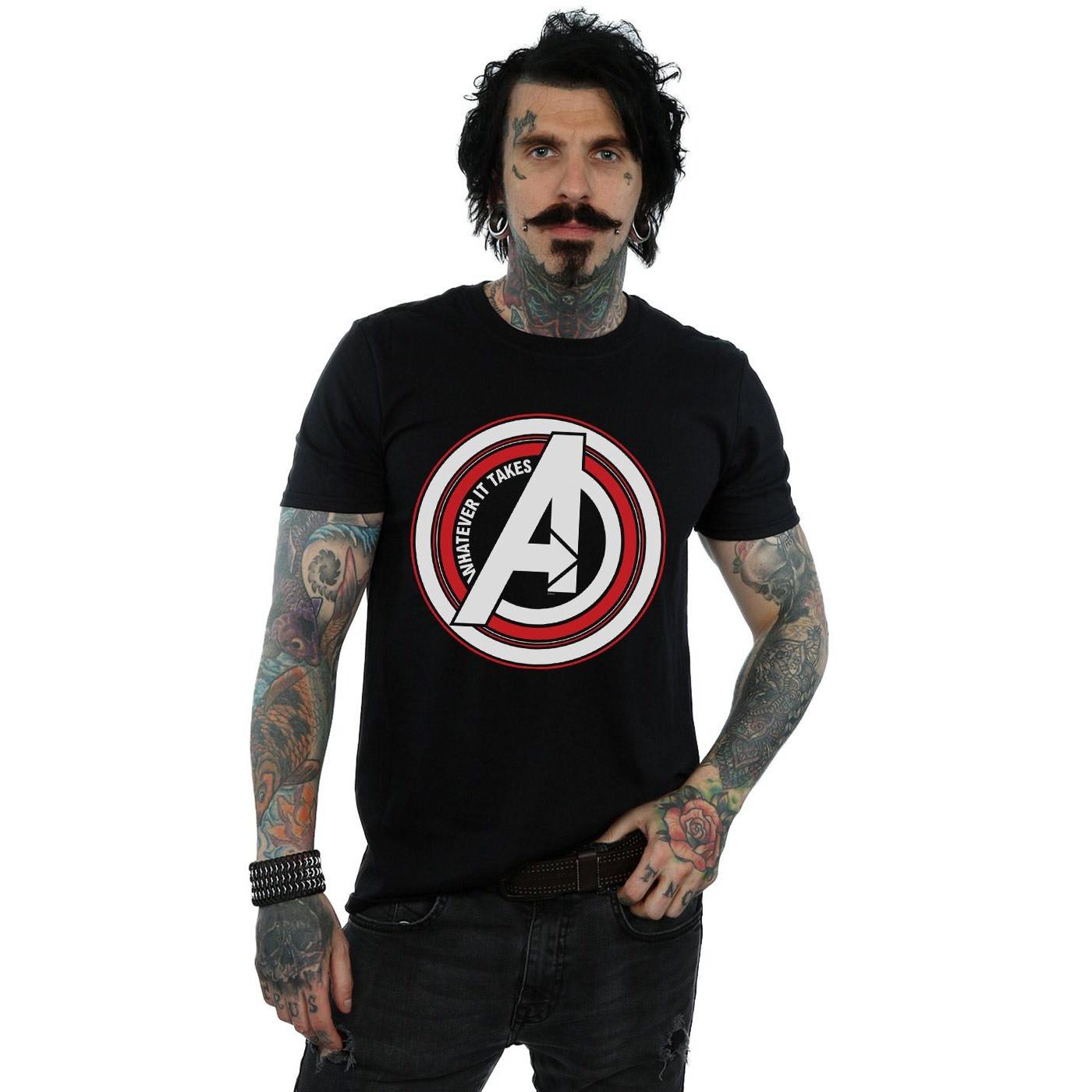 MARVEL  Avengers Endgame Whatever It Takes Symbol TShirt 