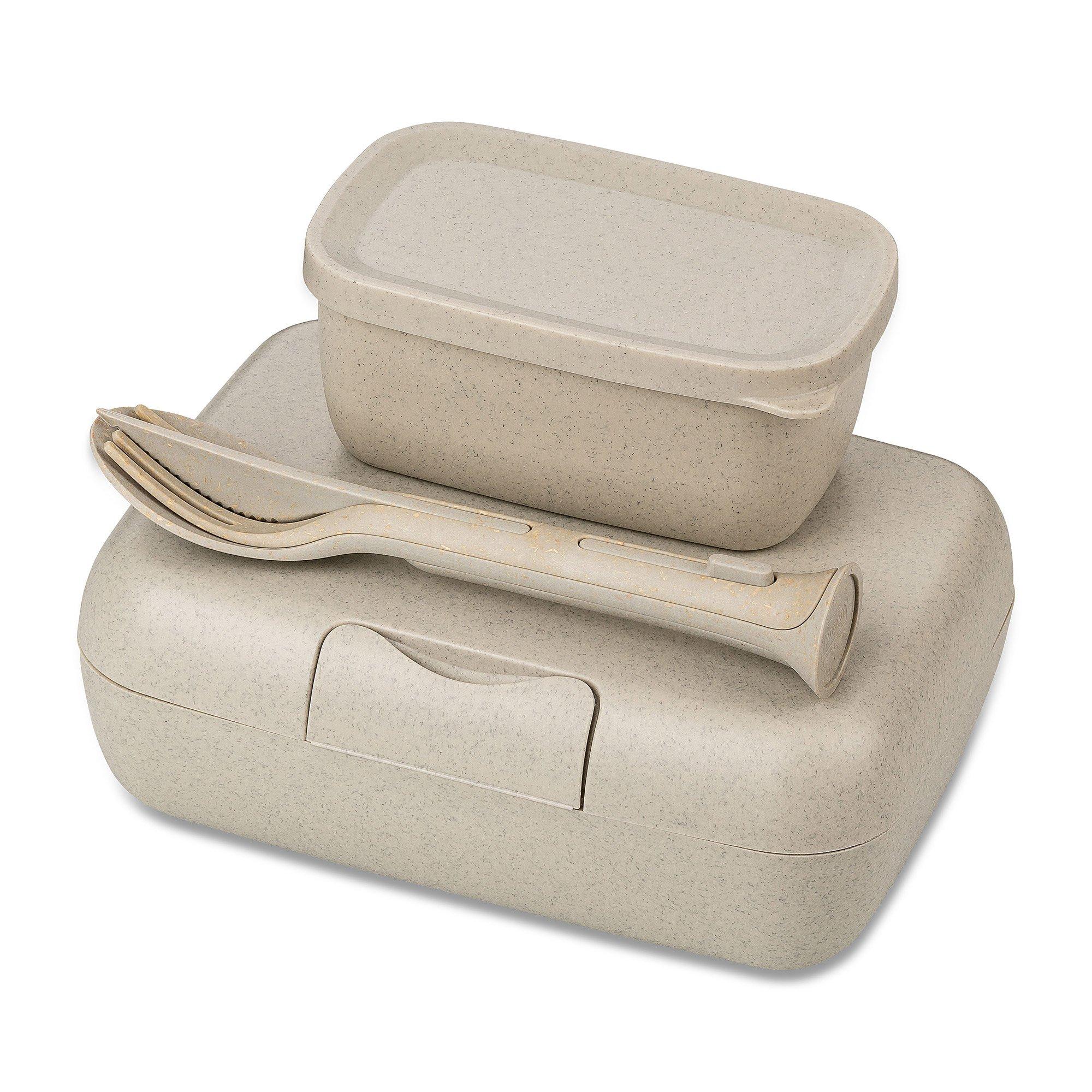 koziol  koziol Candy Set & Besteck Ensemble boîte repas Beige 3 pièce(s) 