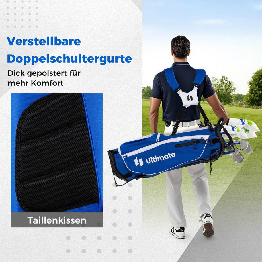 Northix  Set di mazze da golf da uomo, 15 pezzi 