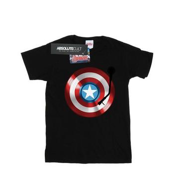 Captain America Turntable TShirt