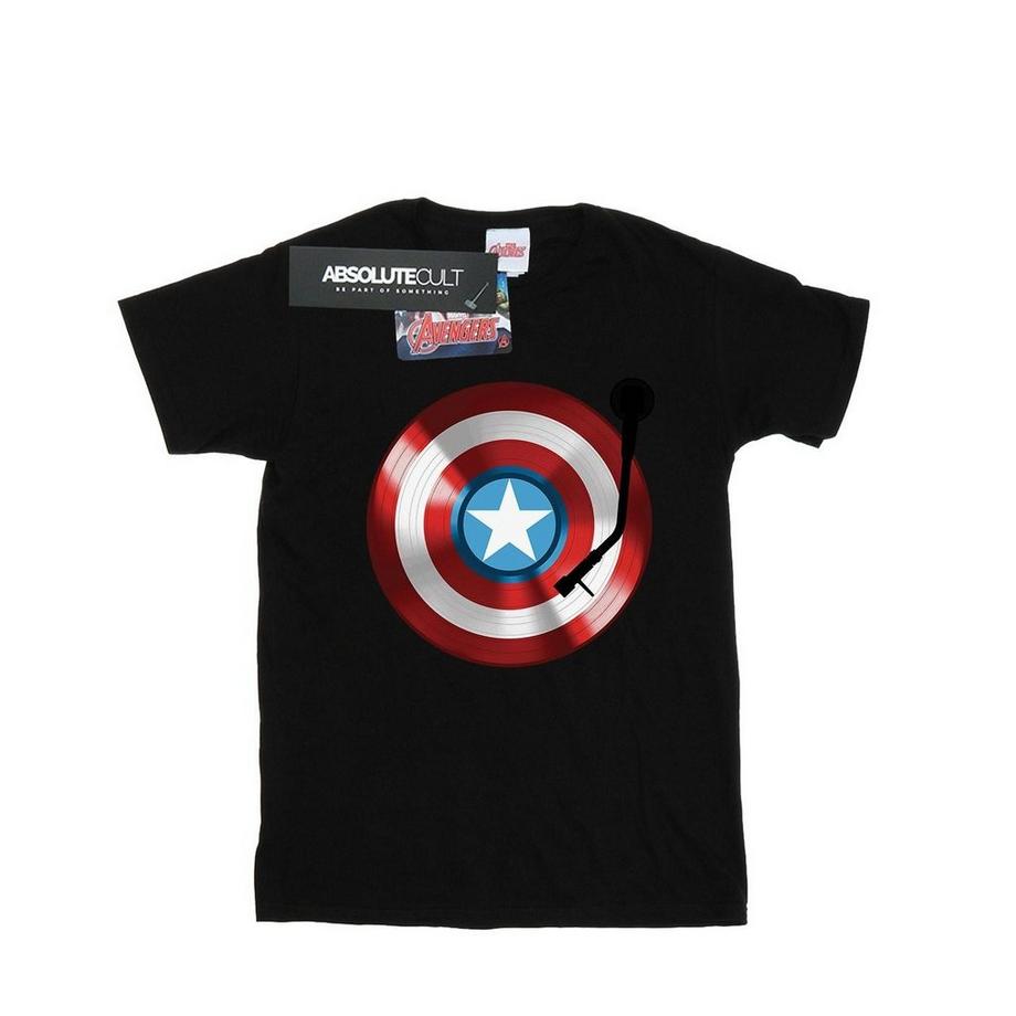 MARVEL Captain America Shield Turntable T-Shirt  