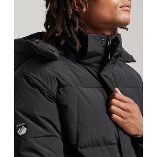 Superdry Piumino con Cappuccio e Motivo a Quadri  