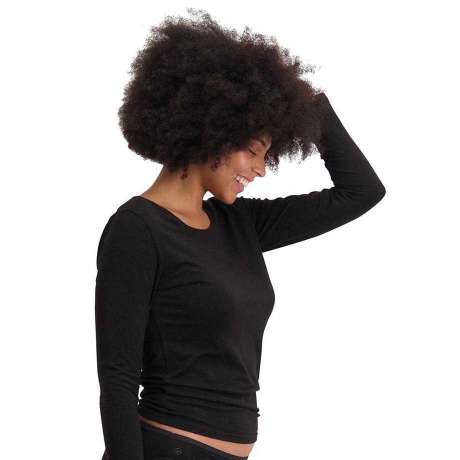 Bamboo basics Top a maniche lunghe elasticizzato Confezione da 2  