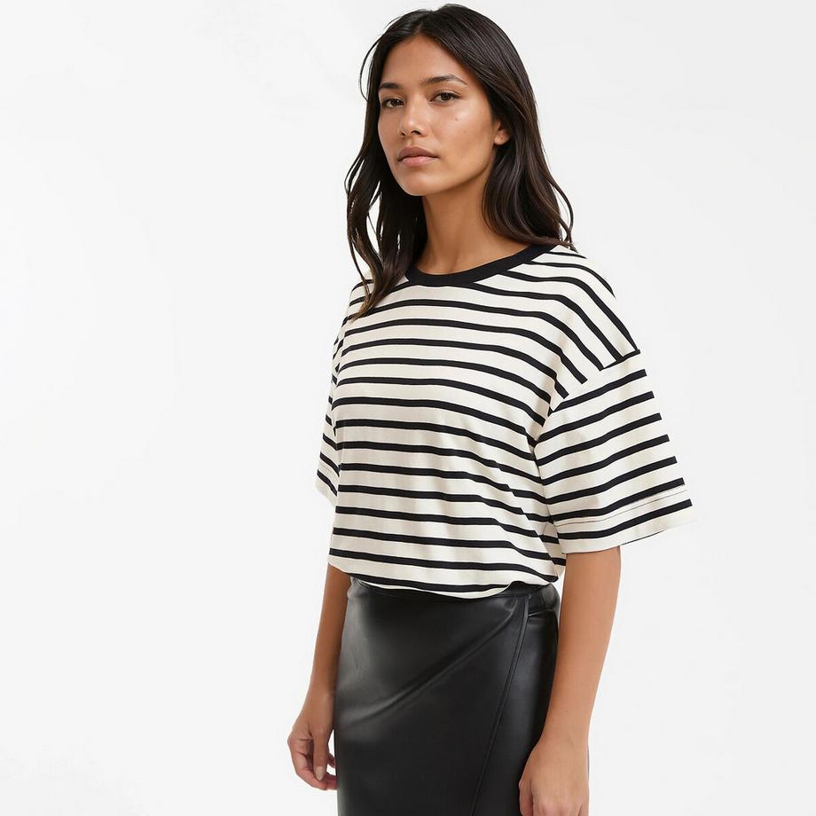 Gestreiftes Loose-Fit T-Shirt PAUL