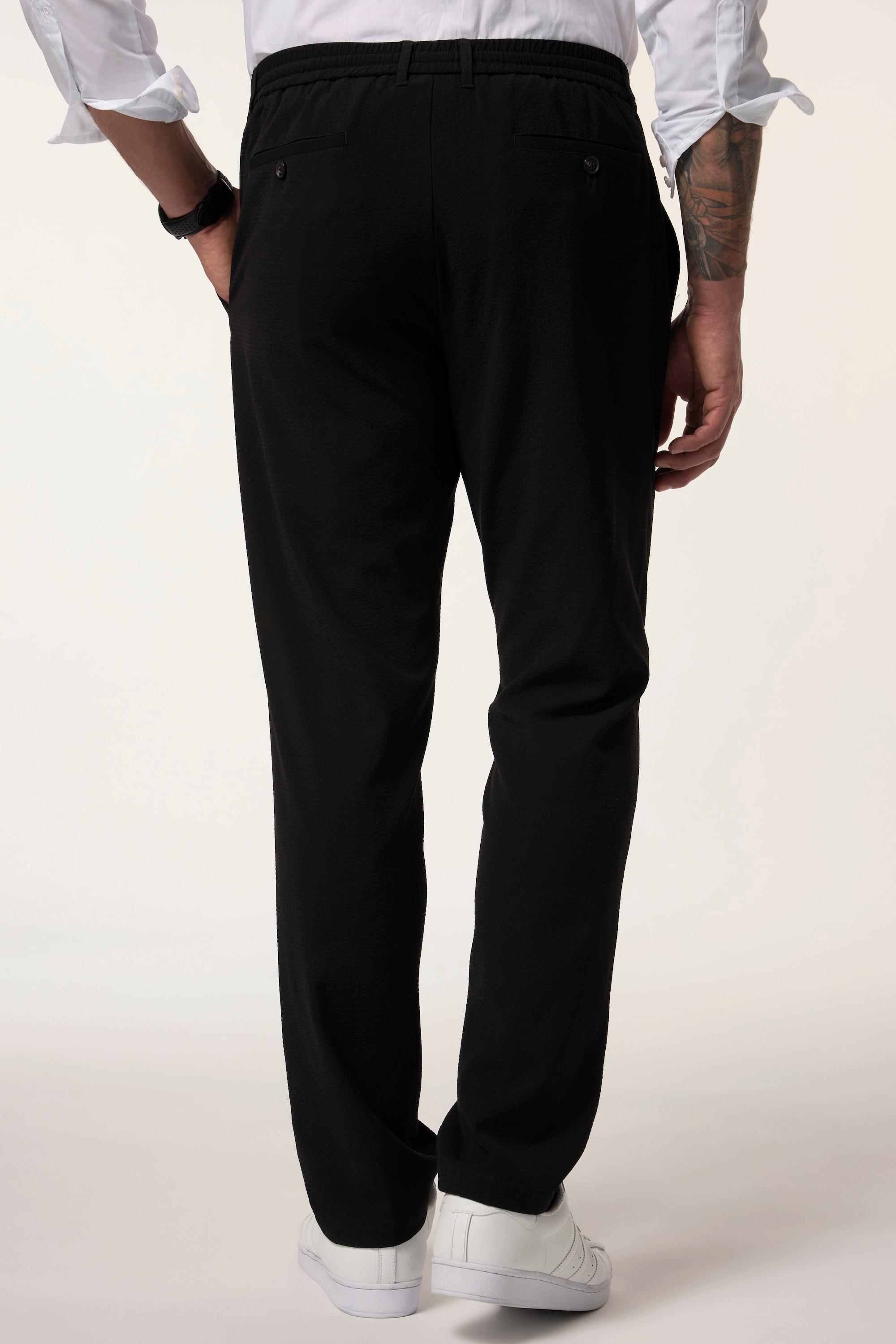 JP1880  Pantalon FLEXNAMIC® en tissu seersucker, vêtement combinable avec d'autres pièces de la gamme San Remo, collection Business - jusqu'à la taille 74 