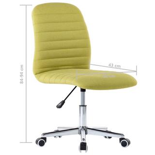 VidaXL Chaise de salle à manger tissu  