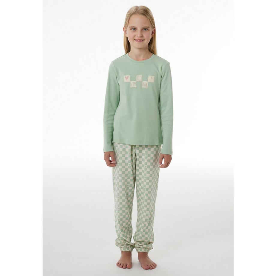 Schiesser  Pyjama à bords-côtes 