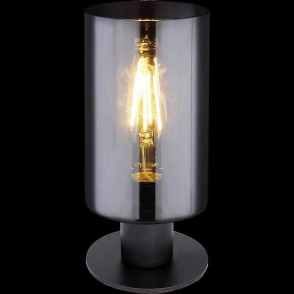 mutoni Lampe à poser Hadera métal noir mat 1xE27  