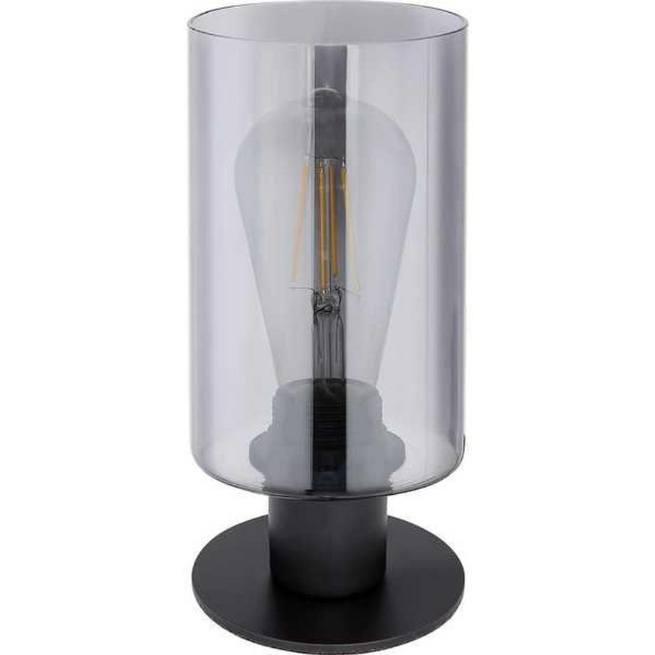 mutoni Lampada da tavolo Hadera metallo nero opaco 1xE27  