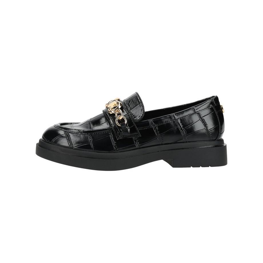 STEVE MADDEN Krokodilprint Loafer mit Kettenapplikation  
