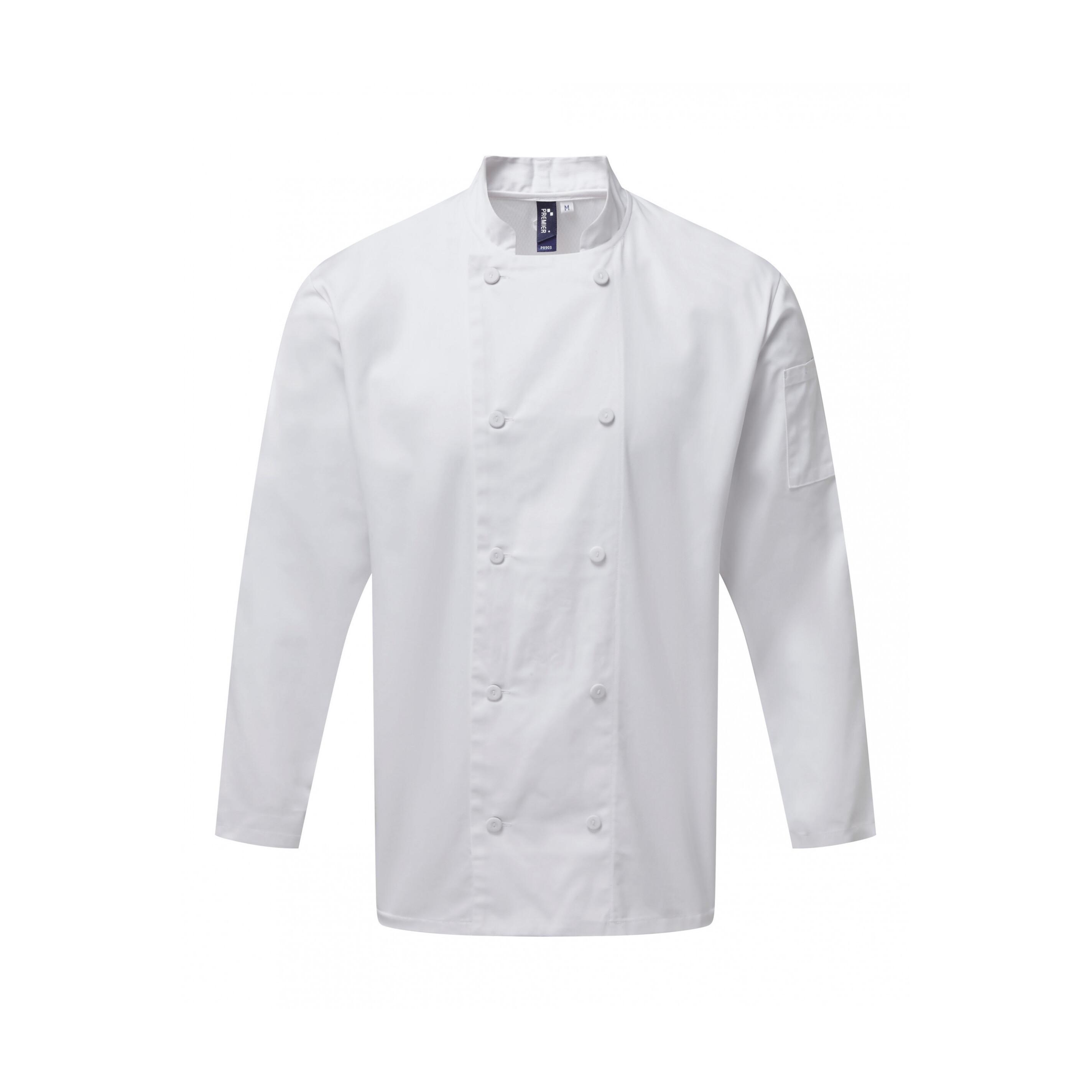 PREMIER Coolchecker Langarm Chefjacke  