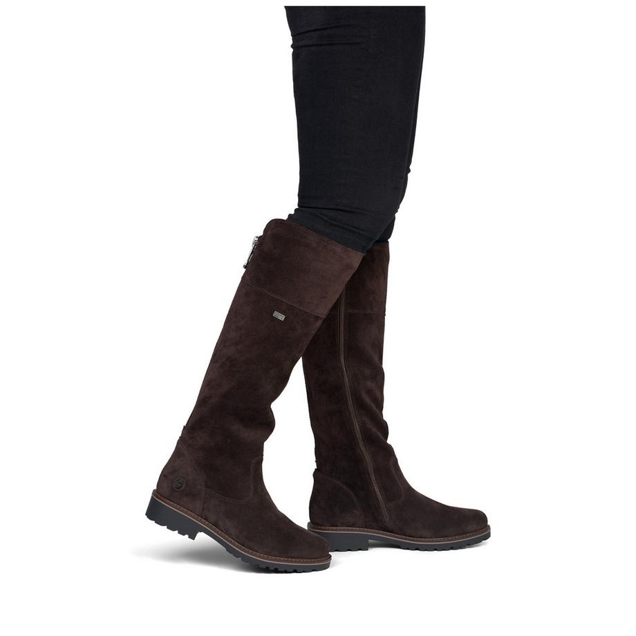 Remonte Bottes Hautes avec Fermeture Éclair Latérale  