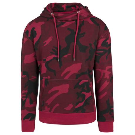 URBAN CLASSICS Camo High Neck Kapuzenpullover  