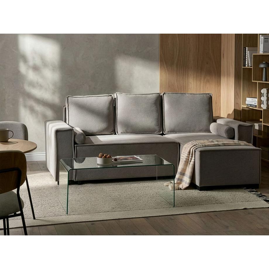 Beliani Ecksofa aus Stoff  EDANE  