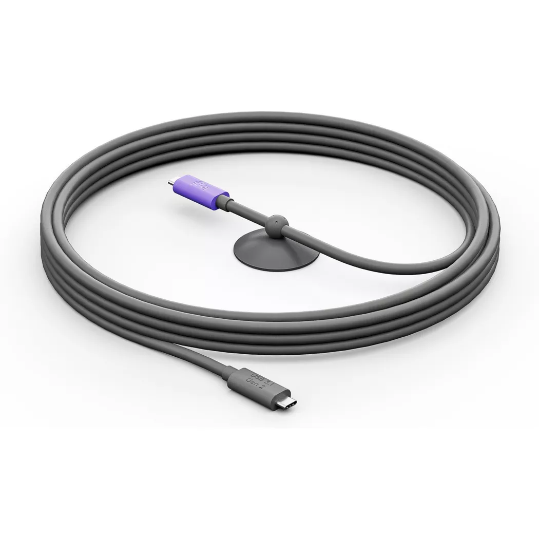 Logitech 952-000195 USB cable USB 3.2 Gen 2 (3.1 Gen 2) 5 m USB C Grap