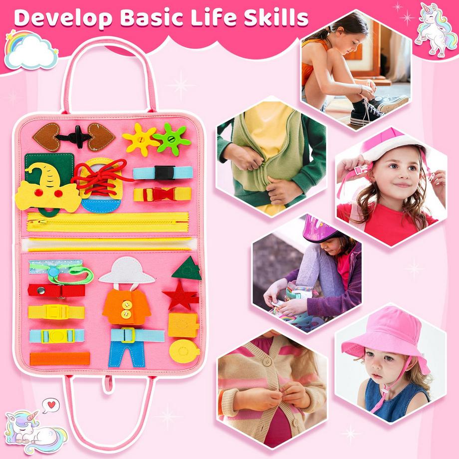 Activity-board  Busy Board for children - 20-1 Activity Board | Motorik Lernspielzeug Kleinkind Sensorik Spielzeug Quiet Book 