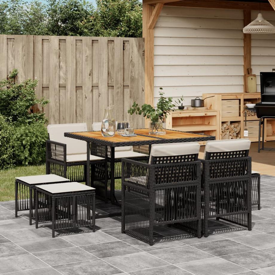VidaXL Garten essgruppe poly-rattan  