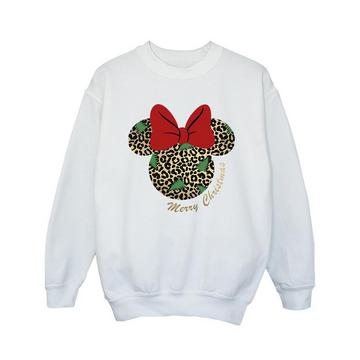 Minnie Mouse Leopard Christmas Sweatshirt
