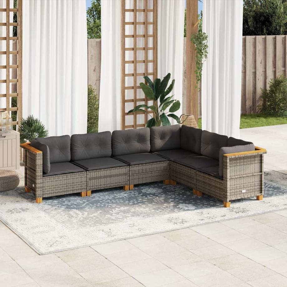 VidaXL Garten sofagarnitur poly-rattan  