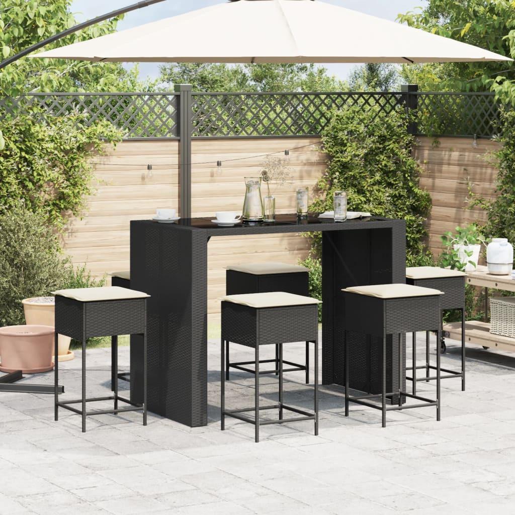 VidaXL Gartenbar set poly-rattan  