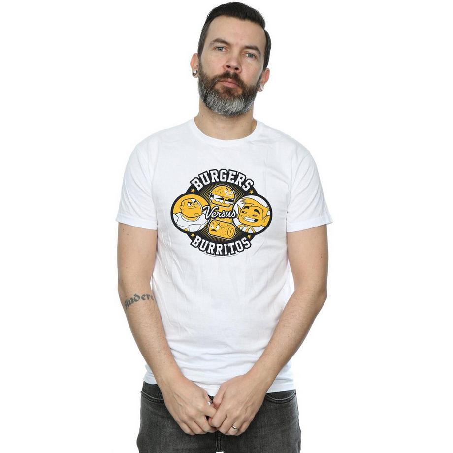 DC COMICS Teen Titans Go Burgers Vs Burritos T-Shirt  