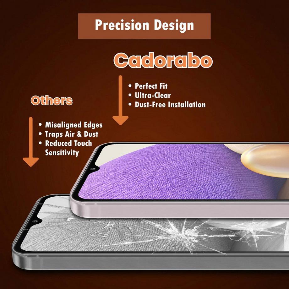 Cadorabo  Samsung Galaxy A32 5G Schutzfolie Schutzglas 