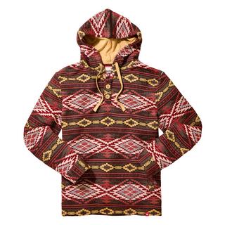 Joe Browns  Warmer Azteken-Kapuzenpullover mit Knopfleiste 