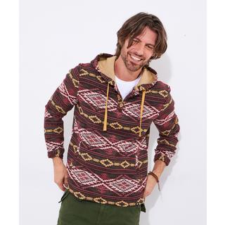 Joe Browns  Warmer Azteken-Kapuzenpullover mit Knopfleiste 