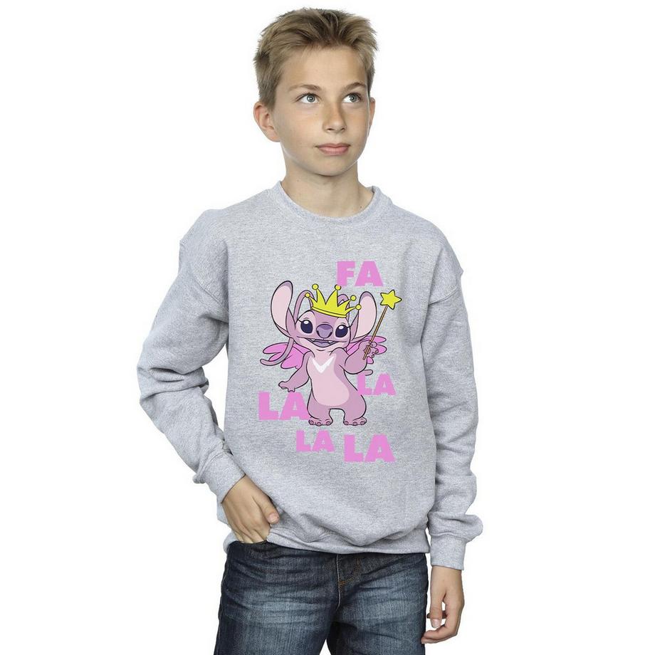 Disney  Angel Fa La La Sweatshirt 