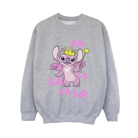 Disney  Lilo & Stitch Angel Fa La La Sweatshirt 