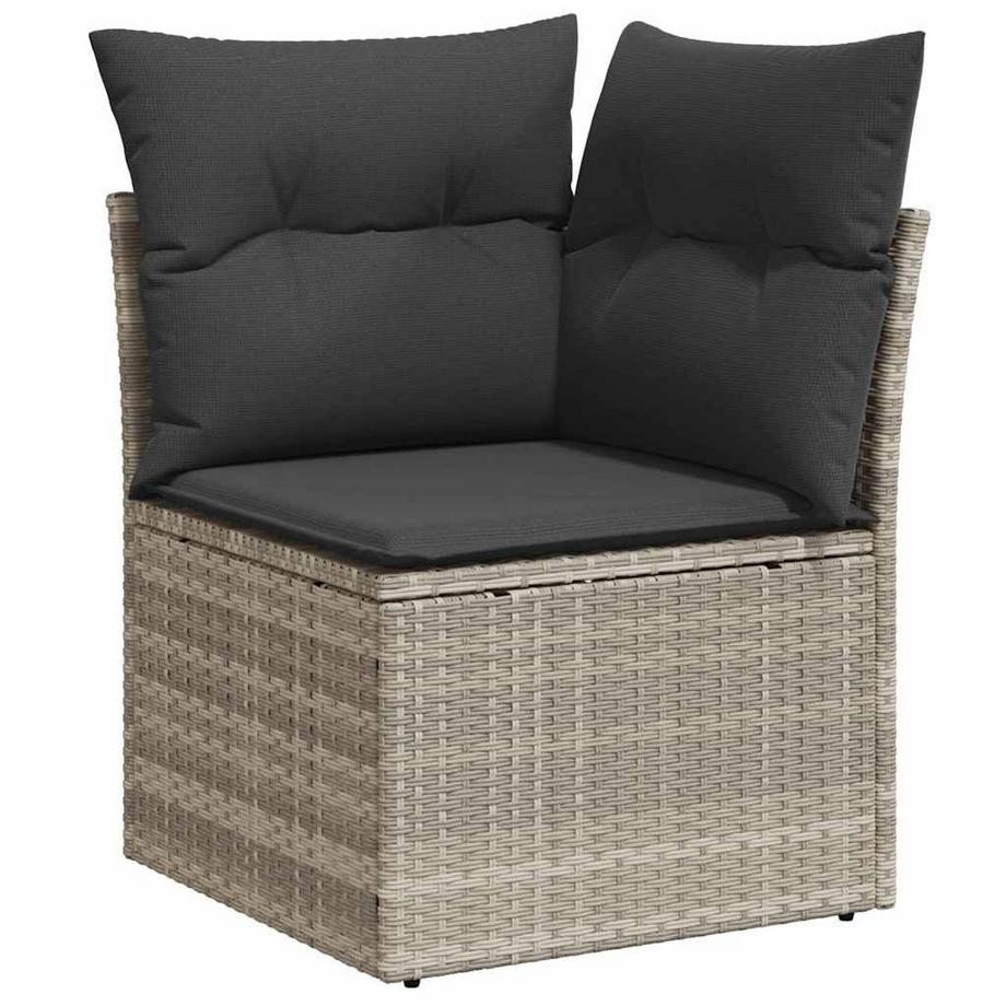 VidaXL Canapé modulaire poly rattan  