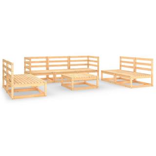 VidaXL Ensemble de meubles de jardin bois  