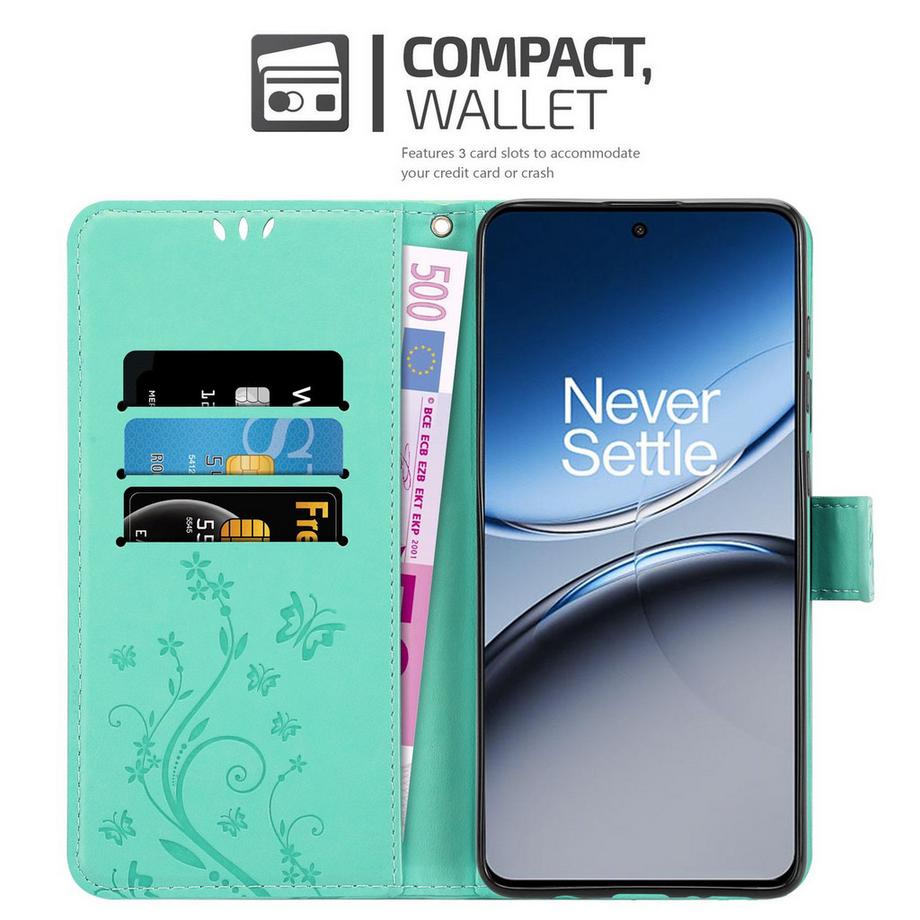 Cadorabo  OnePlus Nord 4 Hülle mit Blumen Muster 