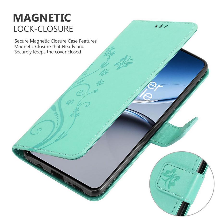 Cadorabo  OnePlus Nord 4 Hülle mit Blumen Muster 