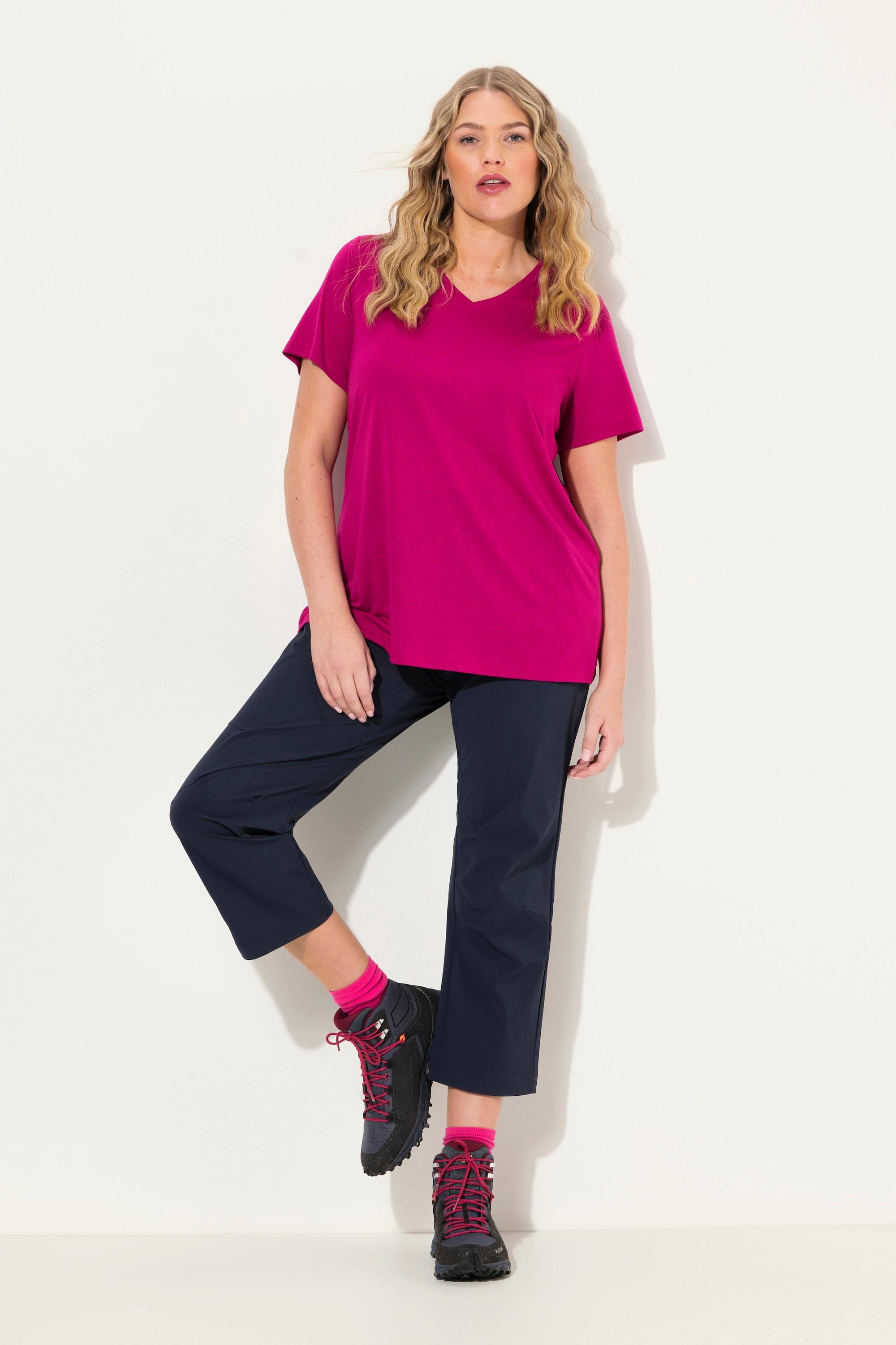 Ulla Popken 7/8 Funktionshose schnelltrocknend Komfortbund  