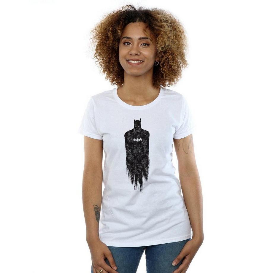 DC COMICS Batman Shadow Silhouette Regular Fit T-Shirt  