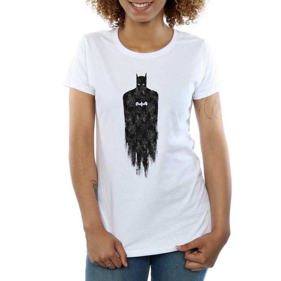 DC COMICS Batman Shadow Silhouette Regular Fit T-Shirt  