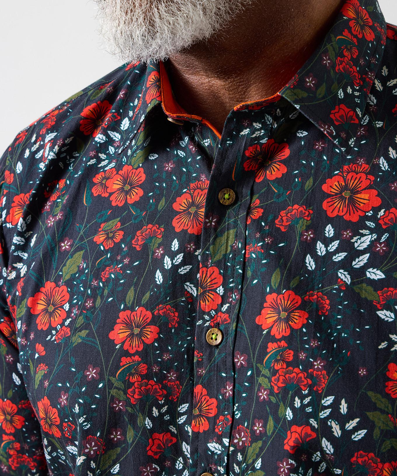 Joe Browns Winterhemd mit Blumenprint  