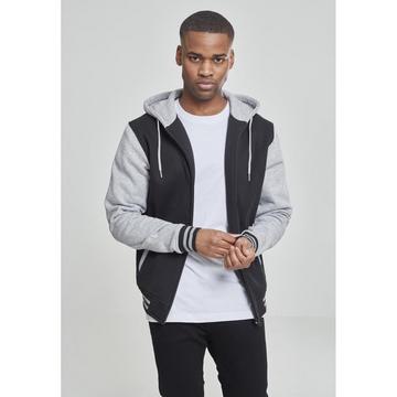 hoodie urban claic 2-tone zip