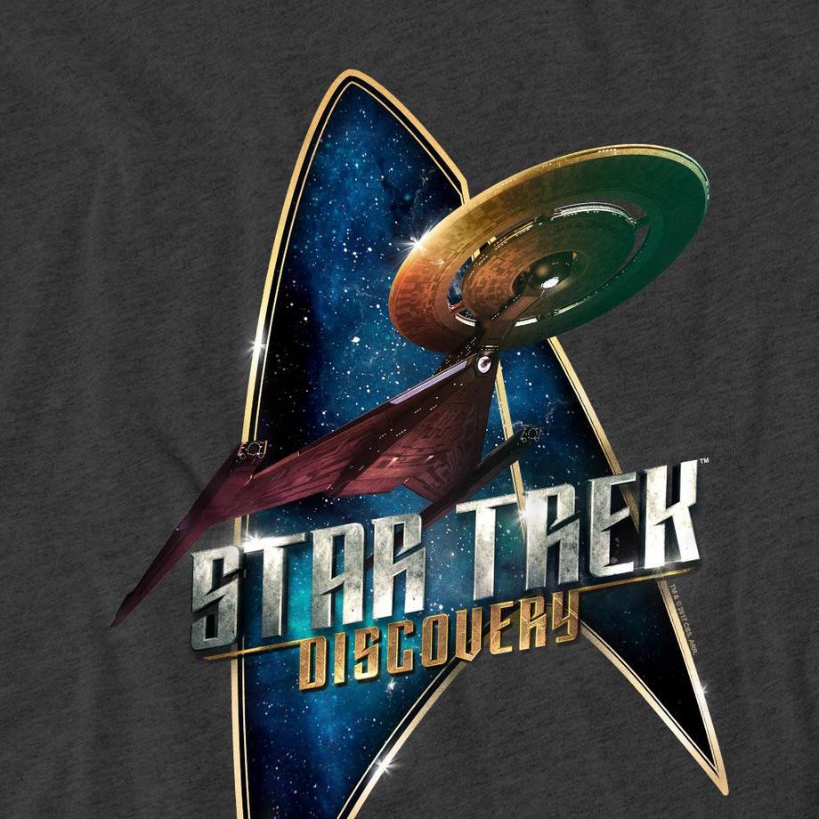 Star Trek T-Shirt con Stampa Grafica Discovery  