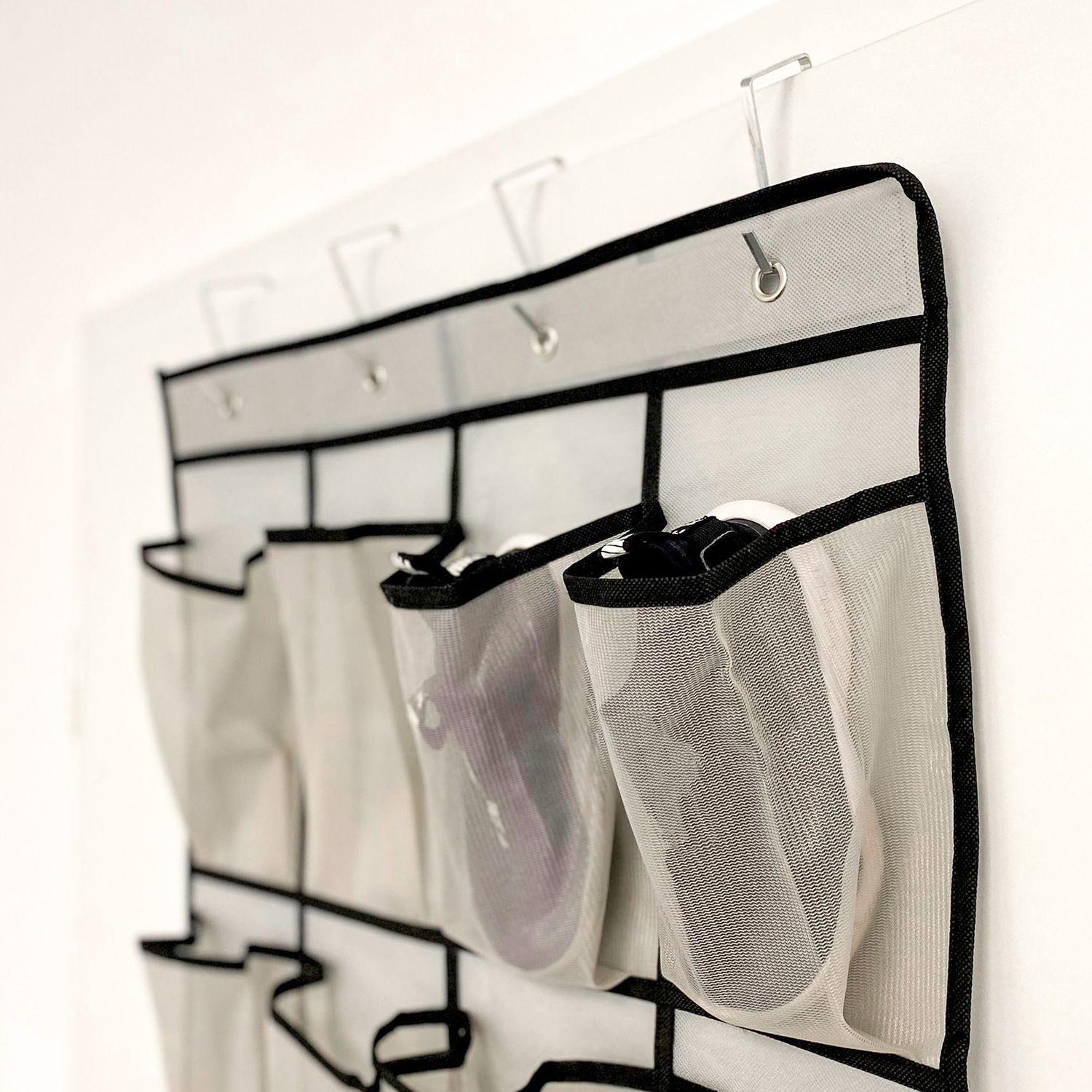 Intirilife Intirilife Organiseur de chaussures suspendu avec 24 compartiments  