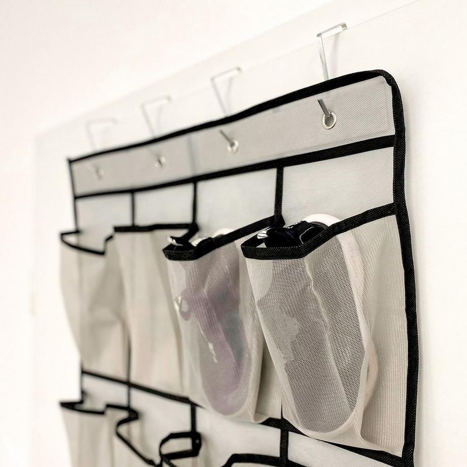 Intirilife Intirilife Schuhorganizer zum Hängen mit 24 Fächern  