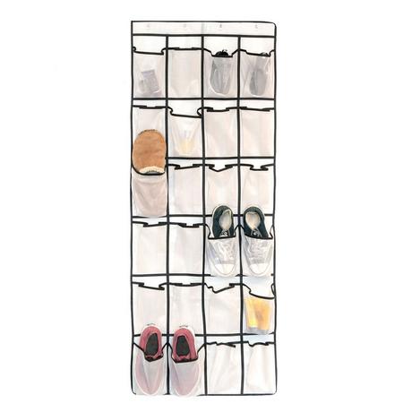 Intirilife Intirilife Organiseur de chaussures suspendu avec 24 compartiments  